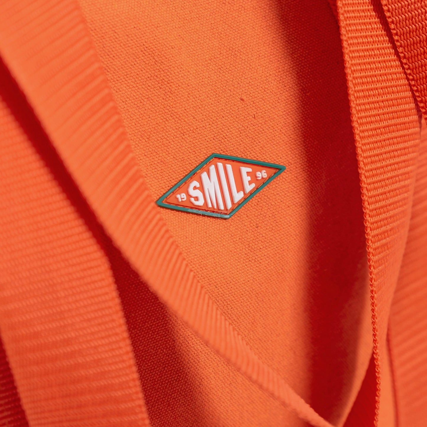 Smile Badge Multi-Pocket Tote Bag image 1