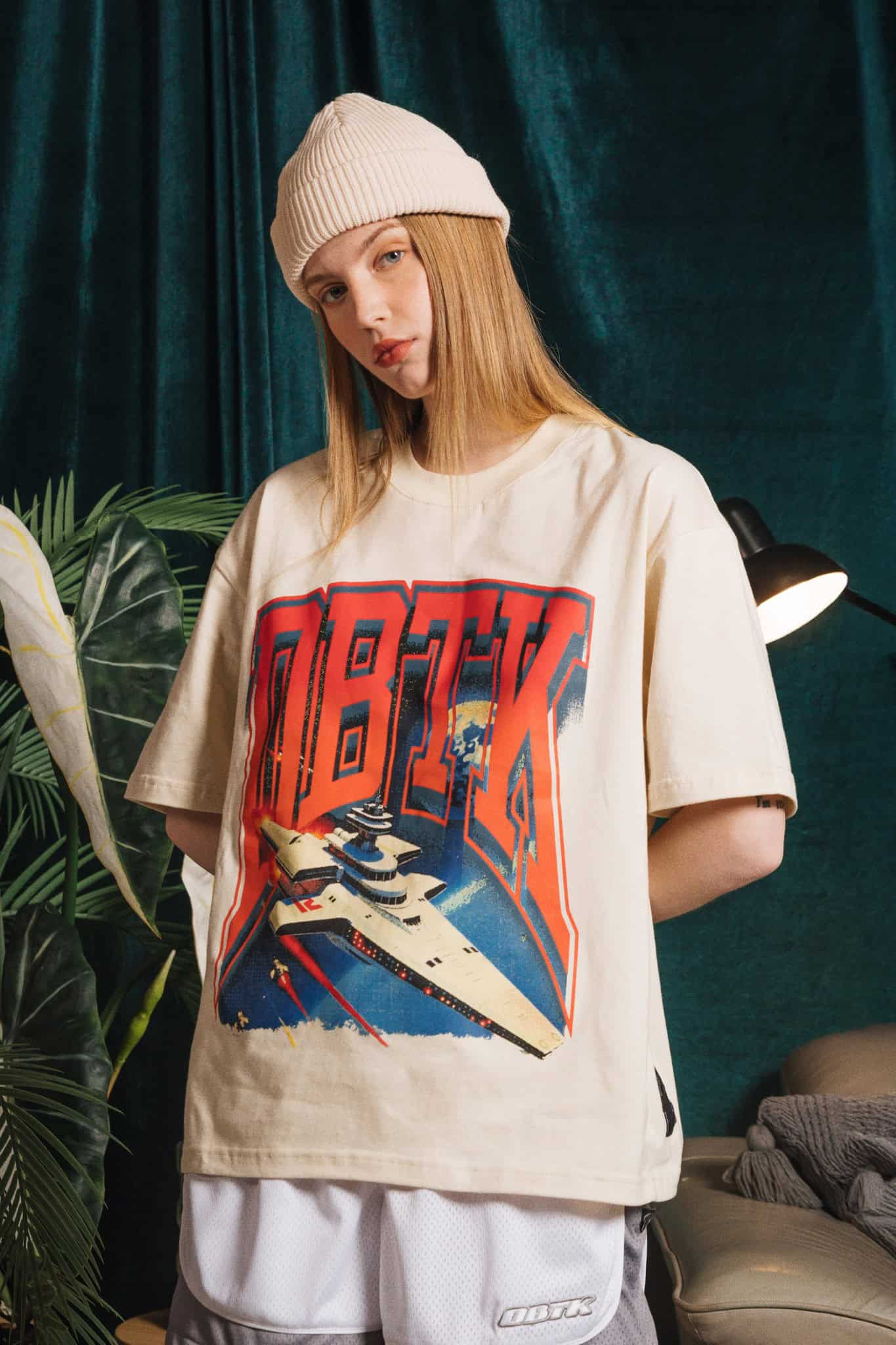 Athletic Space Tee (Cream) image 2