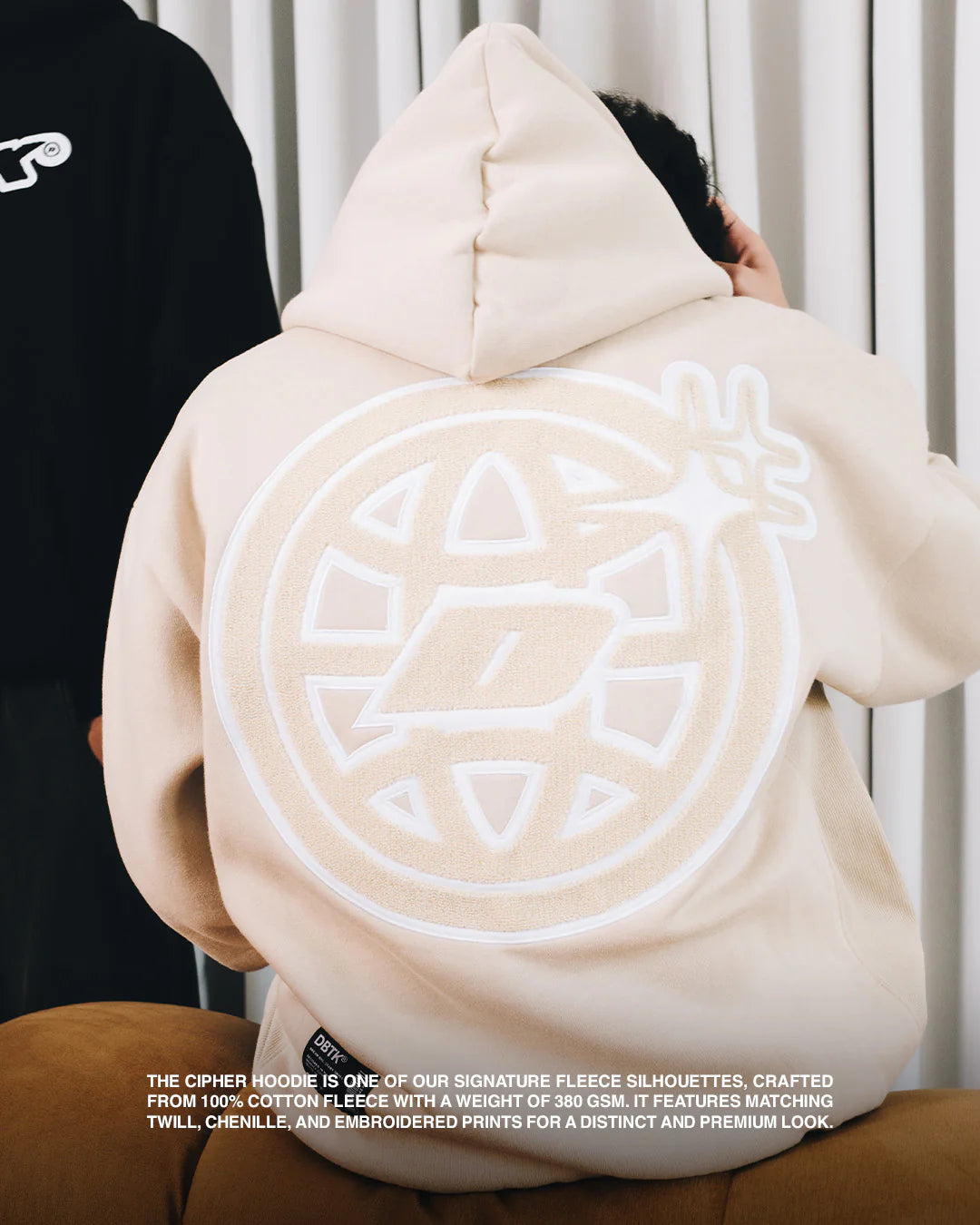 Cipher Spark Hoodie (Beige) image 3