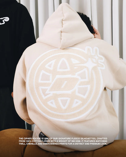 Cipher Spark Hoodie (Beige) image 3