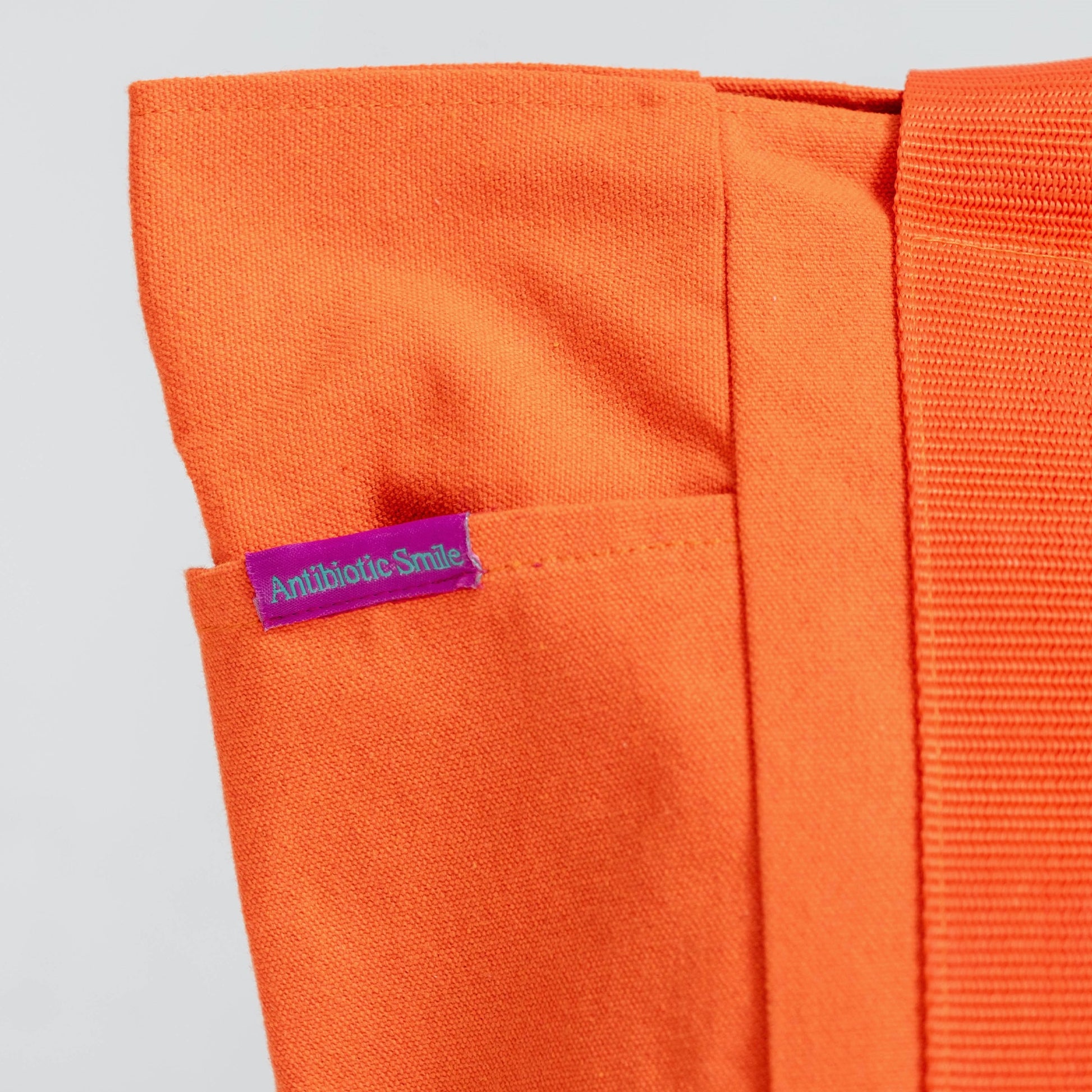 Smile Badge Multi-Pocket Tote Bag image 3