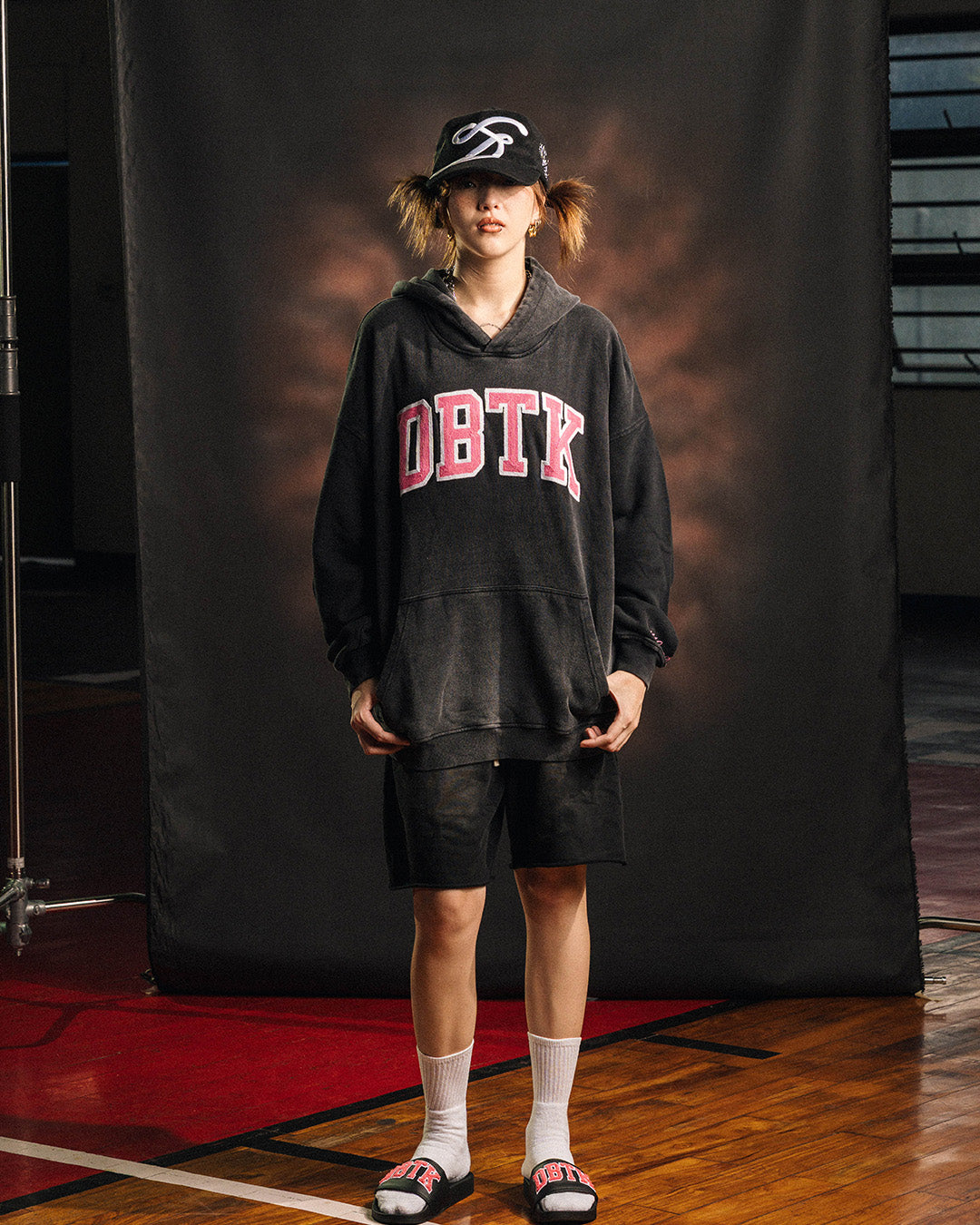 Merge Contrast Hoodie