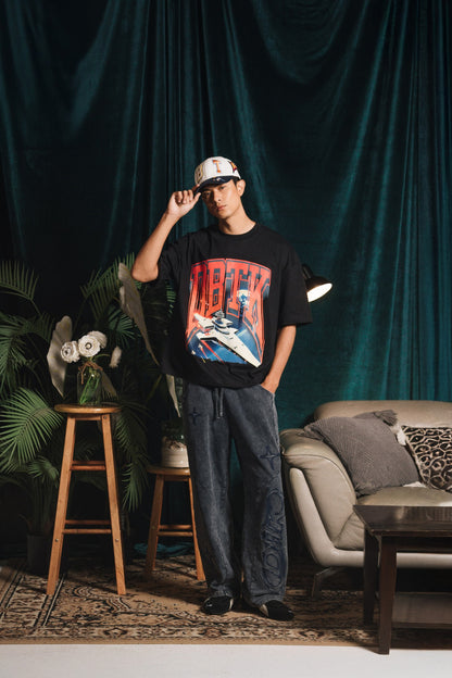 Athletic Space Tee (Black) image 1