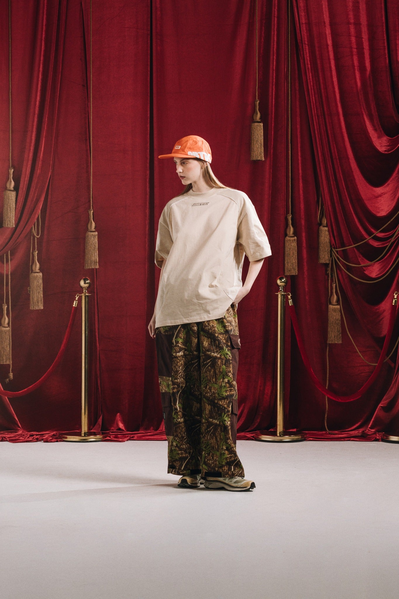 Cipher Splice Tee (Cream Oat) image 2